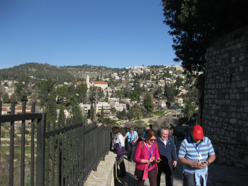 The path to the Church of the Visitation